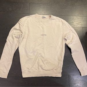 Authentic Saint Laurent Paris sweatshirt size small men’s in cream